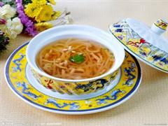 辣味榨菜肉丝汤