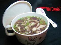 莼菜鸡丝汤