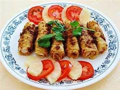 鸡条豆包卷