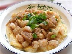 竹荪虾仁扒豆腐