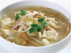 豆腐冬菇瘦肉汤