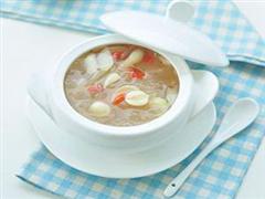平菇莲子鸭羹
