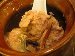 豆芽冬菜肉饼汤