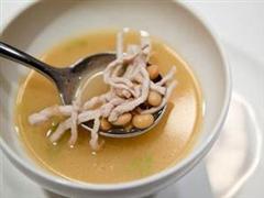 肉丝黄豆汤