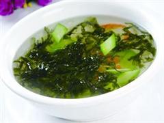 甘笋紫菜黄瓜芝麻汤