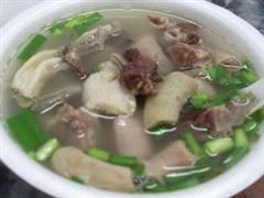 西洋菜鸡杂肉片汤