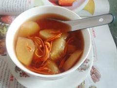 参贝虫草瘦肉炖雪梨