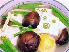 豆腐火腿菇笋汤