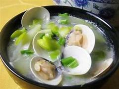 青菜蛤蜊汤