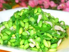 青椒毛豆