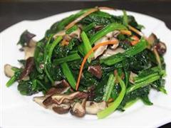 菠菜香菇鸭