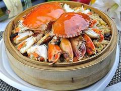 糯米蒸河蟹