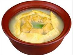 砂锅蛋饺汤