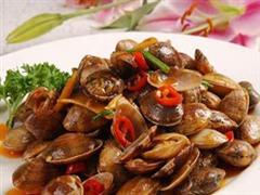 孜然辣蛤蜊肉