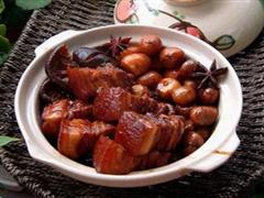 菠汁红烧肉