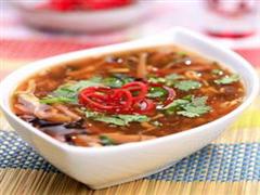 肉丝鸡蛋酸辣汤