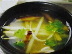 肉丝茭白汤