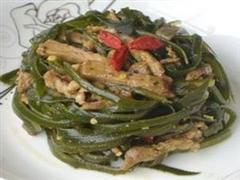 海带丝炒肉丝