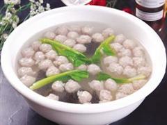汆丸子汤
