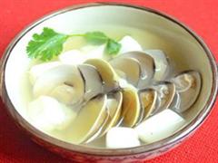 文蛤豆腐汤