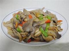 干炒平菇