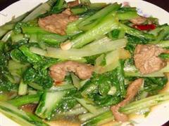 小白菜炒肉