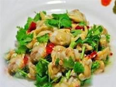 香菜拌毛蛤