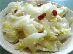 辣油白菜块