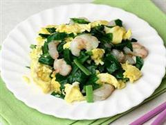韭菜炒鲜虾仁