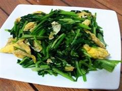 香菜炒蛋