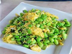 毛豆炒蛋