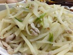 凉薯拌肉丝