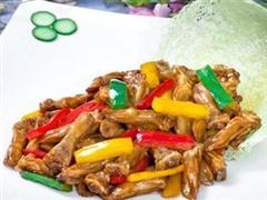 盐白菜爆鸭舌