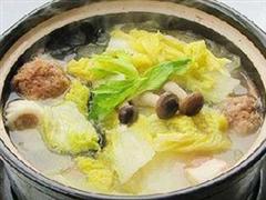 沙锅白菜猪肉汤