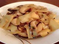 冬笋炒香菇