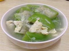 丝瓜烘蛋汤