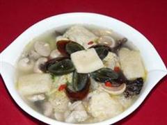 竹荪烩鸡腰