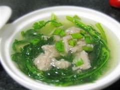 麻菌滑肉汤