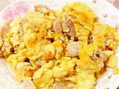 蛤仁煎蛋