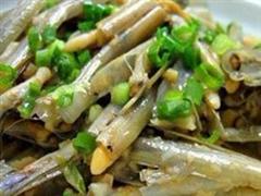 白炒鲜竹蛏