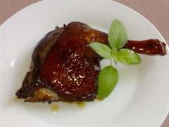 红酒烤鸭腿