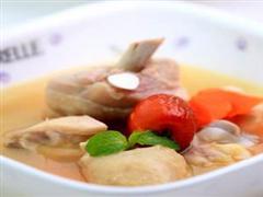 杏香红枣鸡腿汤