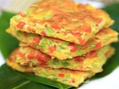 胡萝卜苦瓜摊蛋饼