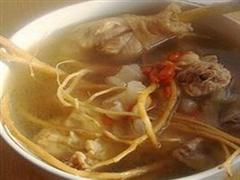 黄芪蹄筋参鸡汤