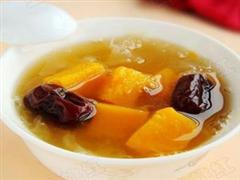 冰糖红枣银耳南瓜羹