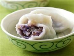 紫甘蓝水饺