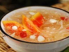 木瓜杏仁银耳汤