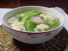 草菇丝瓜汤