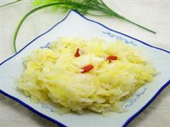 素炒圆白菜