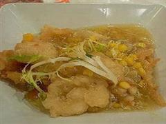 火腿粟米鸡蓉虾仁羹